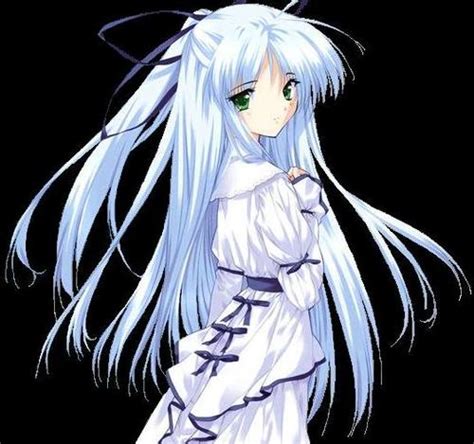 Light Blue Haired Anime Girl