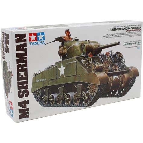Tamiya U S Medium Tank M Sherman Military Plastic Model Kit