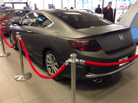 A 2014 Honda Accord Coupe Wrapped In Matte Black My Newyears