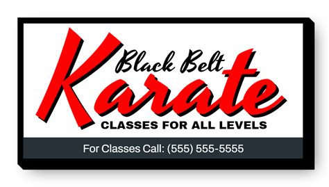 Karate Signs