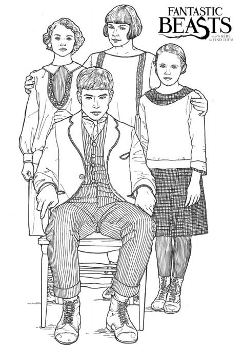 Fantastic Beasts And Where To Find Them Coloring Pages