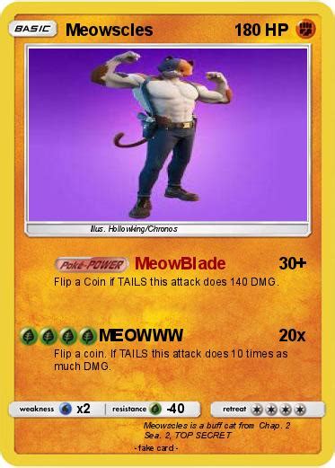 Pokémon Meowscles 5 5 Meowblade My Pokemon Card