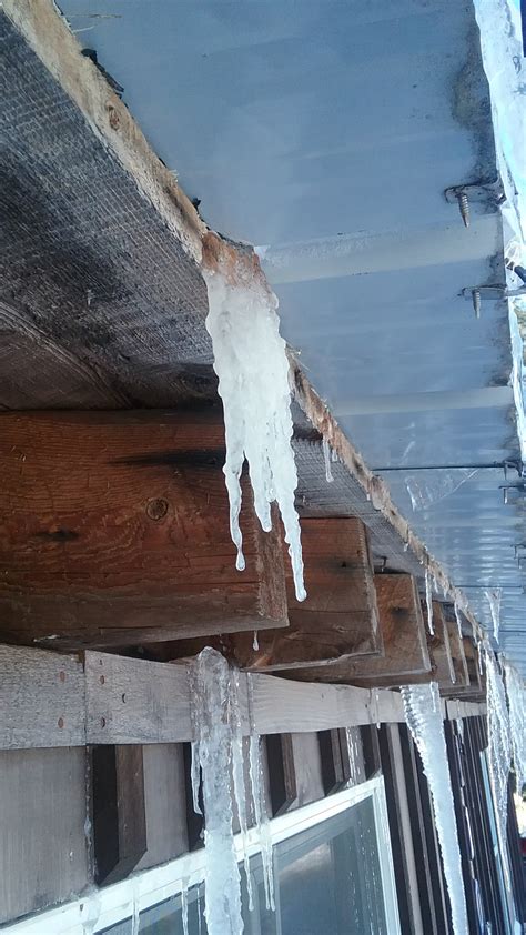 Leaking Roof In Winter Hi Folks Question Should My Roofing Contractor Have Applied Some