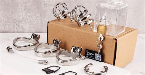 Metal Chastity Cage Beginner Set Male Chastity Device Shop