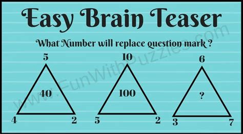 Cool Maths Brain Teasers With Answers And Explanations Fun
