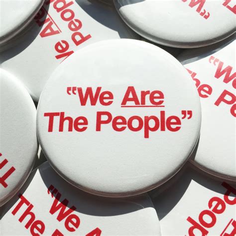 We Are The People 225 Pinback Button · Exhumed Visions · Online