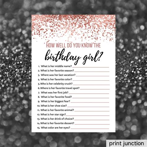 Who Knows The Birthday Girl Best How Well Do You Know The Etsy India Birthday Quiz 30th