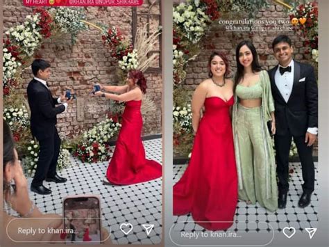 Aamir Khans Daughter Ira Khan Engagement Inside Photos Video With Nupur