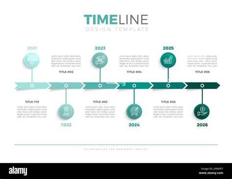 Timeline Infographics Icons For Business Data Visualization Stock