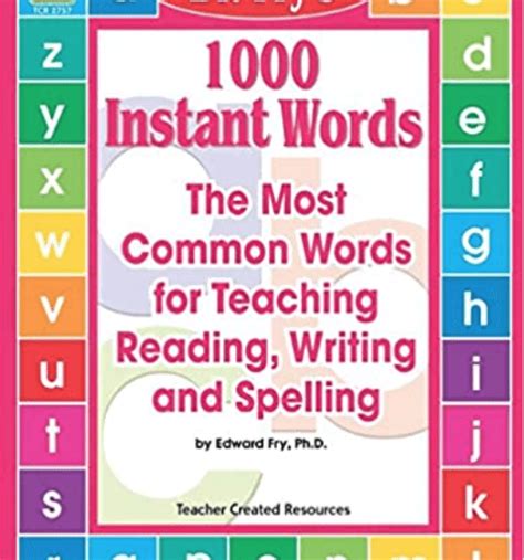 Fry 100 Sight Word List For Kindergarten Reading Blocks A Step By