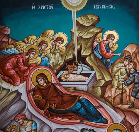 Nativity Scene The Birth Of Christ Free Image Download