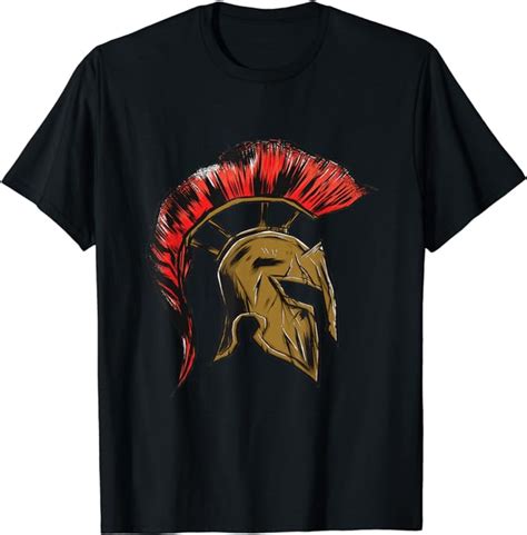 Spartaner Gladiatoren Helm Griechenland Krieger Sparta T Shirt Amazon