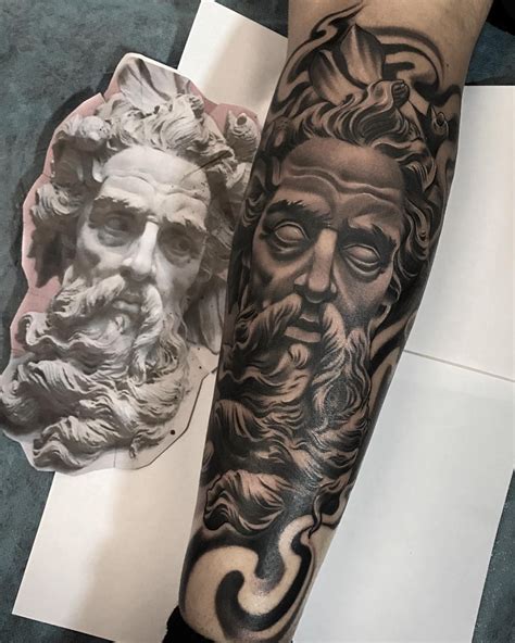 Handsome design of hercules for the boys, large size tattoo on the arm. Puro @envisions_tc… | Greek tattoos, Mythology tattoos ...