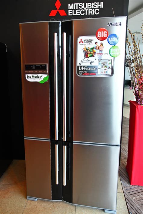 Made in japan, 657l, 6 doors refrigerator, glass door rm 10,699.00. Mitsubishi fridge malaysia review - Dishwashing service