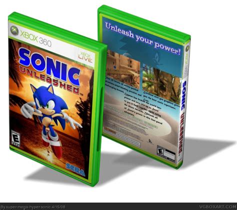 Sonic Unleashed Xbox 360 Box Art Cover By Super Mega Hyper Sonic