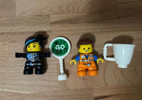 Duplo Lego Figures Emmet And Lucy Wyldstyle The Lego Movie Minifigs 10895 3905306419