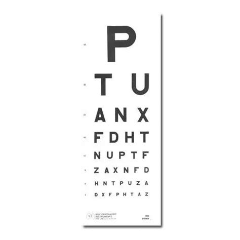 Eye Chart 6m Direct