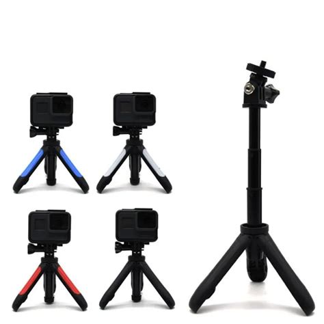 Mini Tripod Mount Tripode Action Camera Tripe Selfie Stick Extendable Monopod For Gopro Hero 6 5