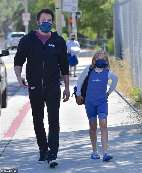 Ben Affleck Plays A Doting Dad As He Takes His Son Samuel Nine To Swimming Practice Daily