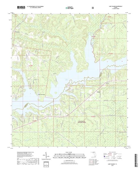 Mytopo Lake Talquin Florida Usgs Quad Topo Map