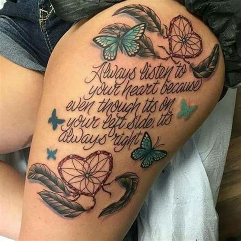 Pin By Kirsten Hart On Tattoo And Piercing Ideas Thigh Tattoo Designs