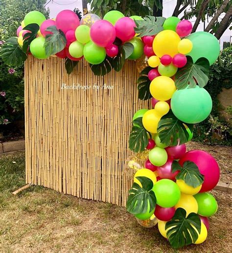 Pin By Patsy Montesino On Backdrops Luau Party Decorations Luau