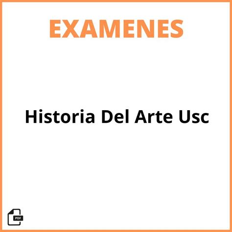 Examenes Historia Del Arte Usc 2023 Hot Sex Picture