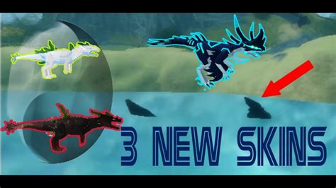 3 New Skins Unlocked And 1 Limited Creature Unlocked Dinosaur