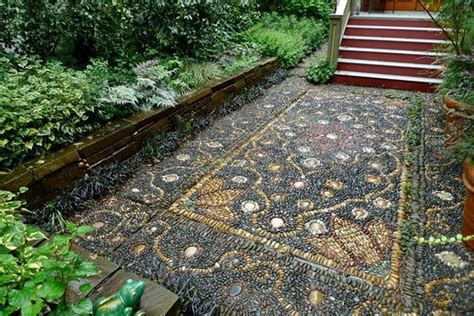25 Beautiful Pebble Mosaic Patterns To Inspire You Godiygocom