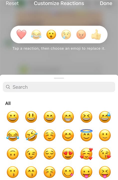Instagram Direct How To Customize The Emoji Reaction Bar