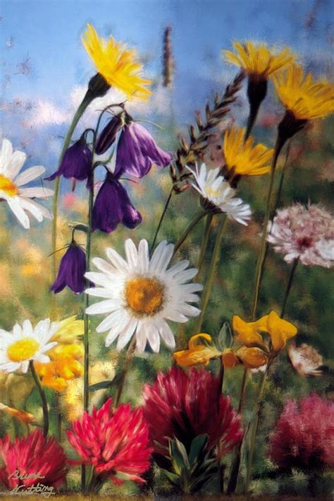 Wild Flowers Painting By Bruce Nutting Fine Art America