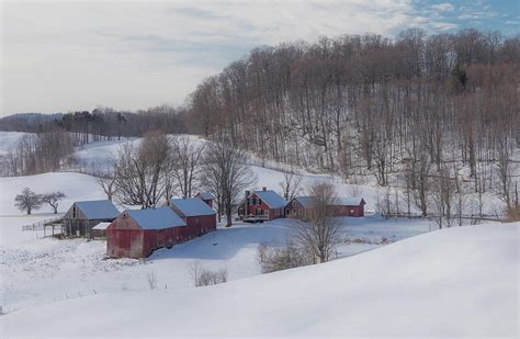Snowy Farm Photograph By Debbie Gracy Pixels