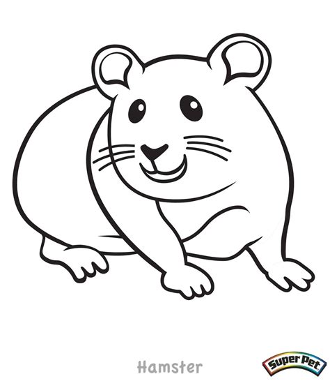 Cute Hamster Coloring Pages At Getdrawings Free Download