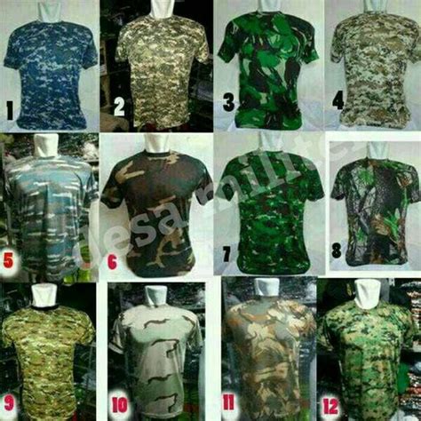 Jual Tictac Kaos Loreng Tactical Kaos Pendek Army Perbakin Airsoft