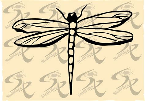 Dragonfly Svg Dxf Ai Png Eps Silhouetteart Print Etsy Uk