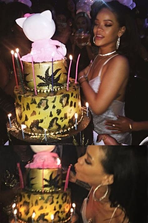 Rihanna At Her Surprise Birthday Party 20th February 2015 Fotos De