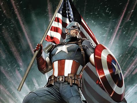 🔥 17 Captain America Mjolnir Wallpapers Wallpapersafari