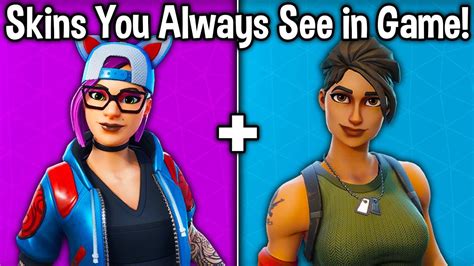 Og and popular fortnite characters. 5 SKINS YOU ALWAYS SEE in FORTNITE Battle Royale! (Most ...
