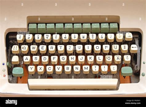 Vintage Mechanical Typewriter Machine Keyboard Stock Photo Alamy