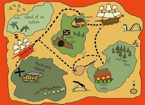 Printable Treasure Maps For Kids Fun Printable Treasure Maps For