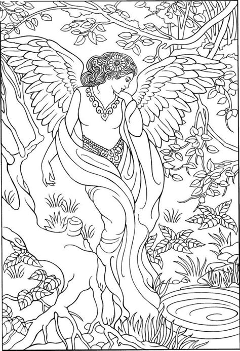 Free Printable Angel Coloring Pages Adults