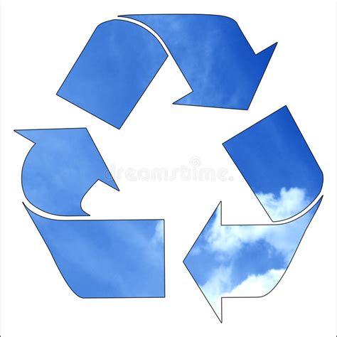 White Recycle Sign Stock Illustrations 68773 White Recycle Sign