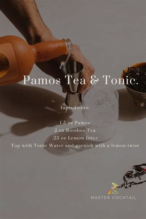 Pamos Tea Tonic Tonic Water Rooibos Tea Tonic