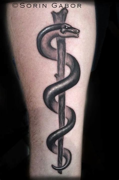 Https://techalive.net/tattoo/caduceus Staff Snakes Tattoo Designs