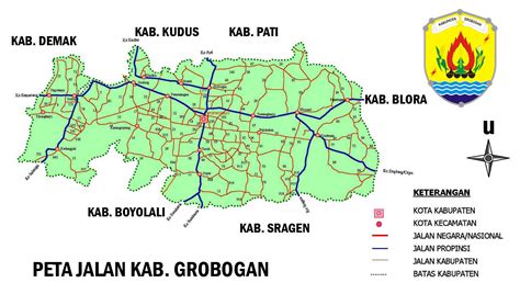 Apakah sobat sedang mencari informasi terupdate lowongan kerja di kabupaten. 3 Peta Kabupaten Grobogan Lengkap - Sejarah Negara