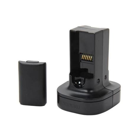 Original Xbox 360 Quick Charge Battery Dock Station Black 1 Battery
