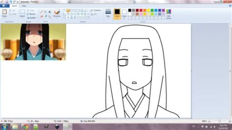 Draw An Anime Girl With Ms Paint Hubpages