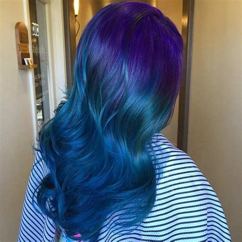 Purple and black hair is not something unusual on its own. 25 Amazing Blue and Purple Hair Looks | Page 3 of 3 | StayGlam
