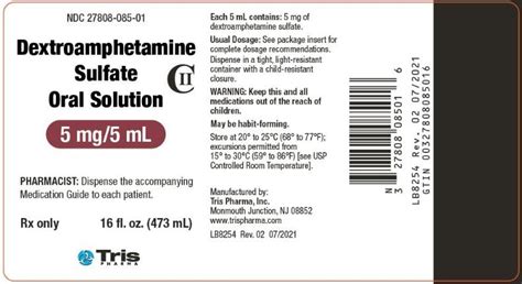 Dextroamphetamine Oral Solution Fda Prescribing Information Side Effects And Uses