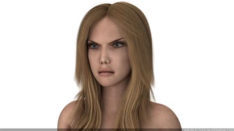 Beautiful Girl Blonde 3d Model 73 Max Free3d